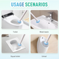 🚽 Limpieza sin contacto: cepillo de inodoro desechable, más higiénico y sin suciedad ✨