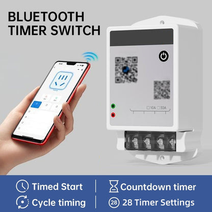 ⏱️28 AJUSTES DE TEMPORIZADOR EN TU BOLSILLO: ¡automatiza cualquier electrodoméstico desde tu teléfono!    📱 Interruptor temporizador Bluetooth programable inteligente