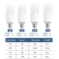 💡 Bombilla LED en forma de columna – casquillo E27, luz blanca o cálida