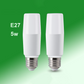 💡 Bombilla LED en forma de columna – casquillo E27, luz blanca o cálida