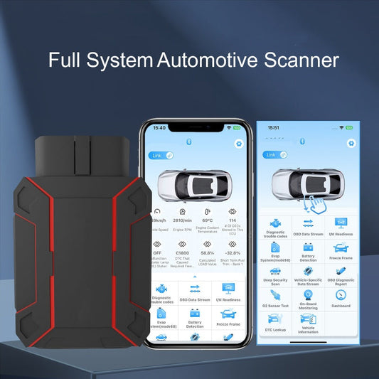 Escáner Bluetooth OBD2 completo para el sistema
