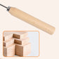 Molde para freír flores de aluminio con asa