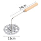Molde para freír flores de aluminio con asa