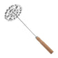Molde para freír flores de aluminio con asa