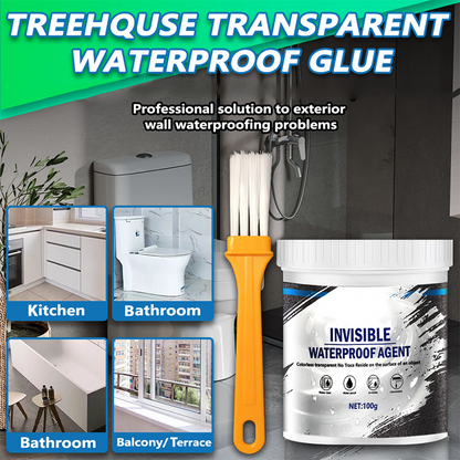 Recubrimiento duradero, transparente, impermeable y a prueba de fugas.